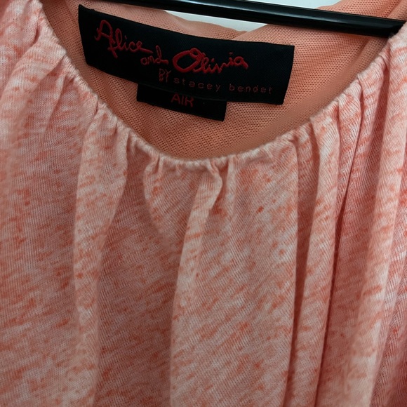 Alice & Olivia Peach Mini Dress - Picture 4 of 4